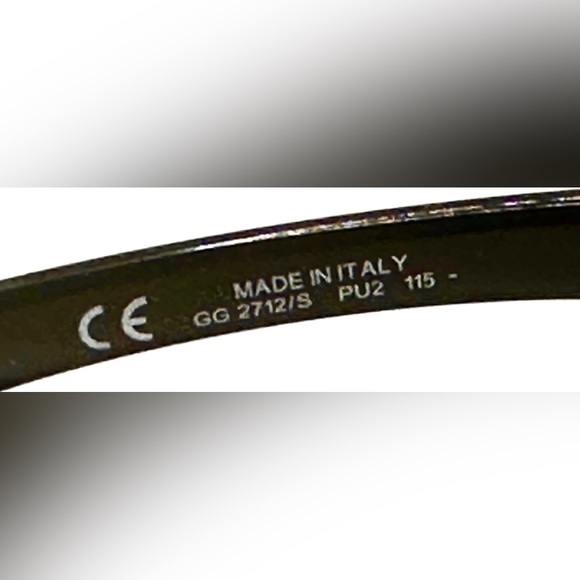 Beautiful Authentic Gucci Sunglasses, Preowned Excellent Cond GG2712/S PU3 115 - Picture 8 of 13